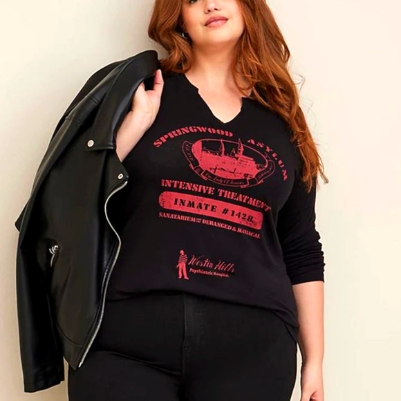 🎃NWT VINTAGE TORRID TEE - FREDDY KRUGER NIGHTMARE ON ELM STREET - HALLOWEEN 3X - Picture 8 of 10